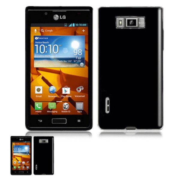 Wholesale TPU Gel Case for LG Venice / Splendor / US730 (Black)